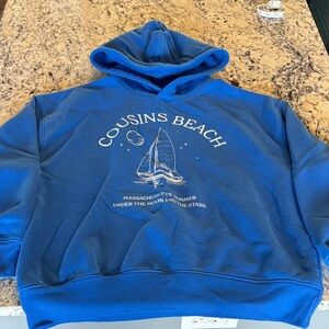 American Eagle Outfitters Blue Hoodie